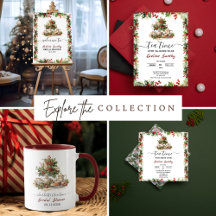 Tea Time Christmas Bridal Shower 