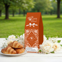 Wedding Gifts & Favors- Burnt Orange Sunset Rust 