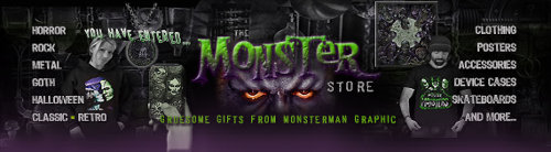 Horror T-shirts, Horror Posters! The Monster Store
