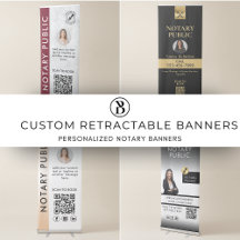 Custom Notary Pull Up Banner | Marketing Signs