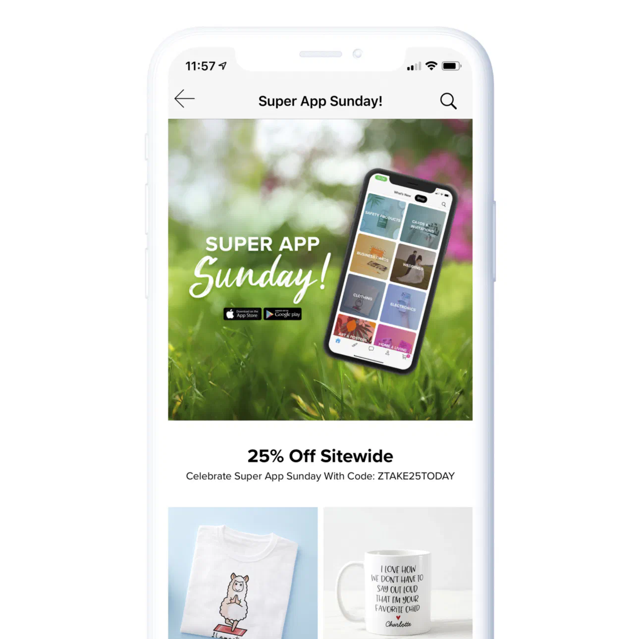 Zazzle Mobile App for iOS and Android