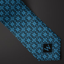 Arabesque Monogram Neckties