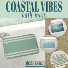 Coastal Vibes Bath Mats