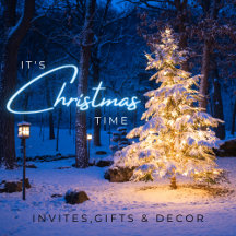 It's Christmas Time - Invites, tees & decor