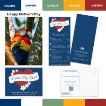 Flower Frame Red Heart - Mother's Day Marketing