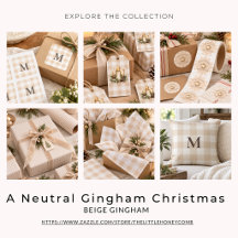 A Neutral Gingham Christmas