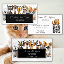 Crazy Cats And Dogs Sitter Walker Groomer Business