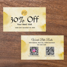 Yellow Watercolor Modern Business Supplies 