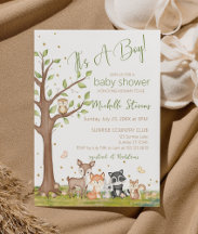 Watercolor Woodland Animals Collection