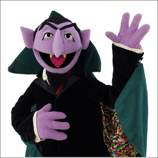 Shop officially licensed Sesame Street Count von Count gifts!