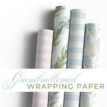 Grandmillenial Wrapping Paper Collection