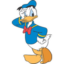Donald Duck | Hand on Face