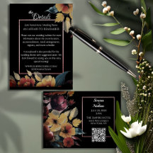 Wedding Invitation Enclosure Cards