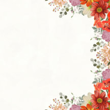 Elegant rustic floral kitchen