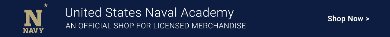 Shop officially licensed merchandise from the United States Naval Academy. 