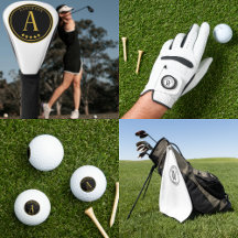 Custom Monogram five star Golf Essentials