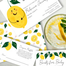 Pregnant lemon baby shower