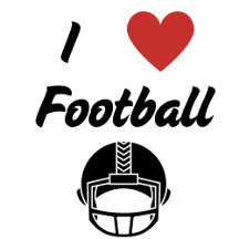 I Love Sports Text Designs