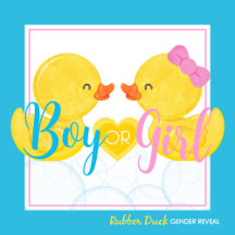 Rubber Duck Gender Reveal