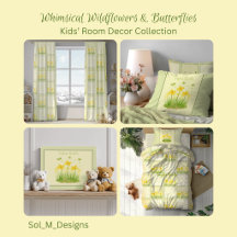 Whimsical Wildflowers Kids' Décor Collection