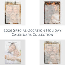 2026 Special Occasion Holiday Calendars 