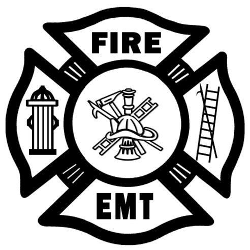 Fire Department EMT Proud Logo Gifts