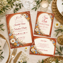 Rustic Autumn Wildflower Wedding