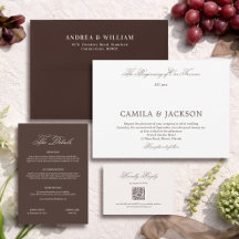 Victorian Old Money Chocolate Brown Wedding 