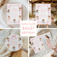 Pink Bow Ballerina Birthday Party