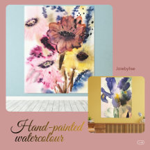 Handpainted Watercolour Prints and Canvases