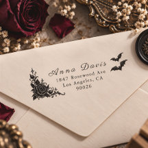 Gothic Rose Stationery