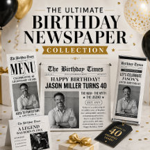 The Ultimate Newspaper Birthday Collection