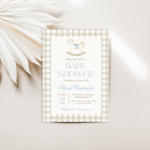 Rocking Horse Baby Shower Collection