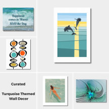Curated | Turquoise Wall Decoration - Living Room