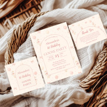 Coquette Goose 1st Birthday