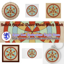 Suffolk Hexafoil (Daisy Wheel) Witch Mark