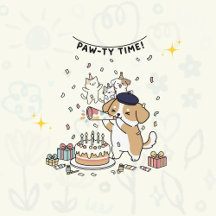 Dogs and Cats: Paw-ty Time