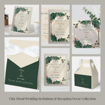 Chic Floral Wedding & Reception