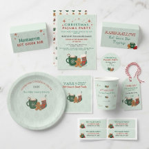 Retro Christmas Pajama Party Suite