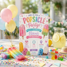 Pastel Popsicle Birthday Party Sweet Collection