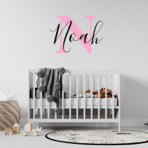 Personalized Monogram & Name Wall Decals