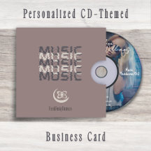 CD-Themed Business Cards