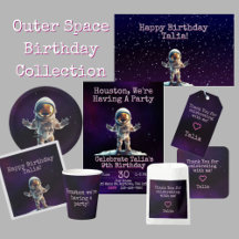 Purple Outer Space Birthday 