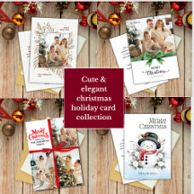 Cute & Elegant Christmas Holiday Card Collection