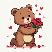 Beary Sweet Kawaii Love Bears