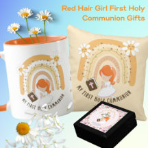 First Holy Communion Gifts Girls RED Hair