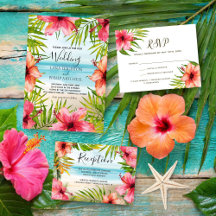 Island Paradise Tropical Beach Wedding Collection