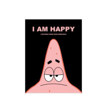 I'm Happy large tote bag 