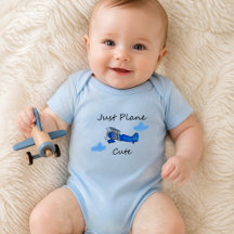 Just Plane Cute Airplane Baby Aviator Gifts