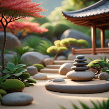 Zen Garden Canvas Prints
